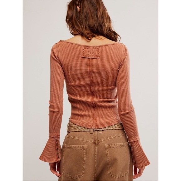 Free People We The Free Soul Sister Layering Top-Cedarwood - Picture 3 of 16